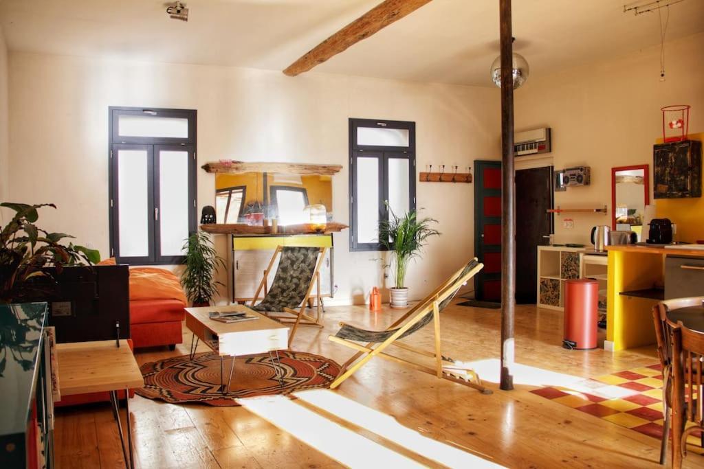 Artistic Loft, Downtown Montpellier, Wifi Apartment Exterior photo